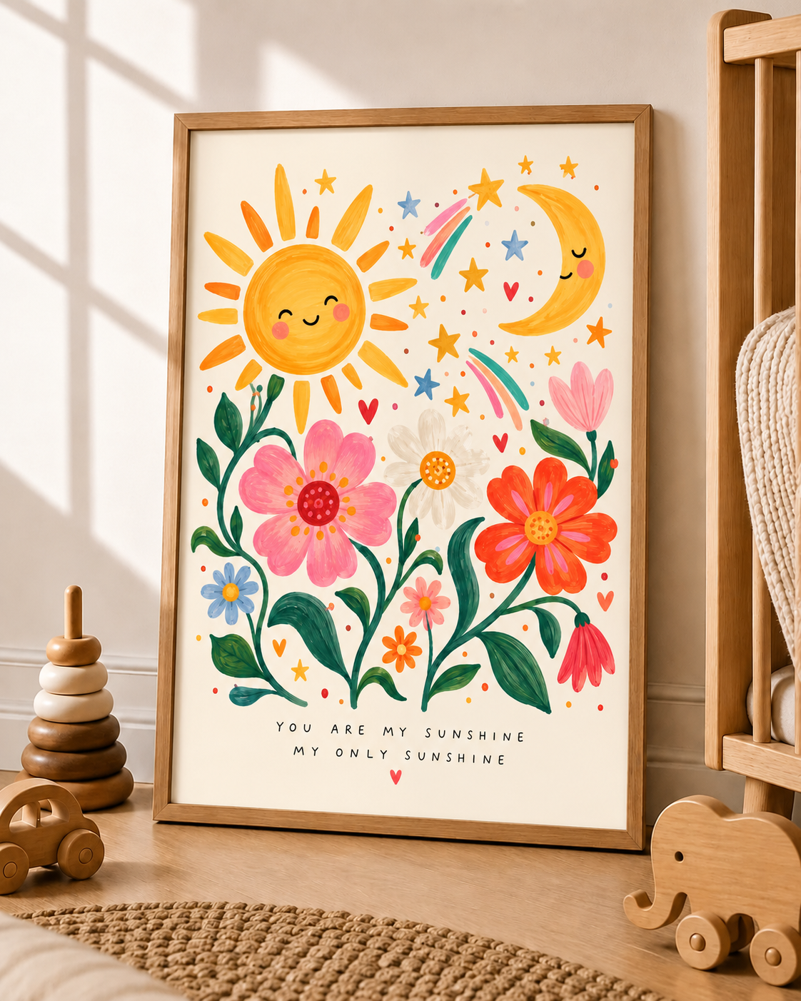 You Are My Sunshine Nursery Print