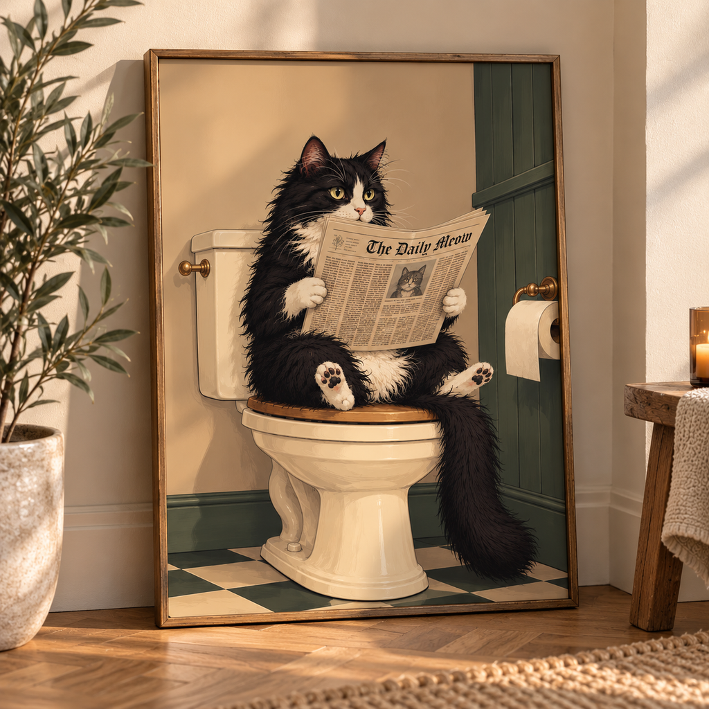 The Daily Meow Art Print