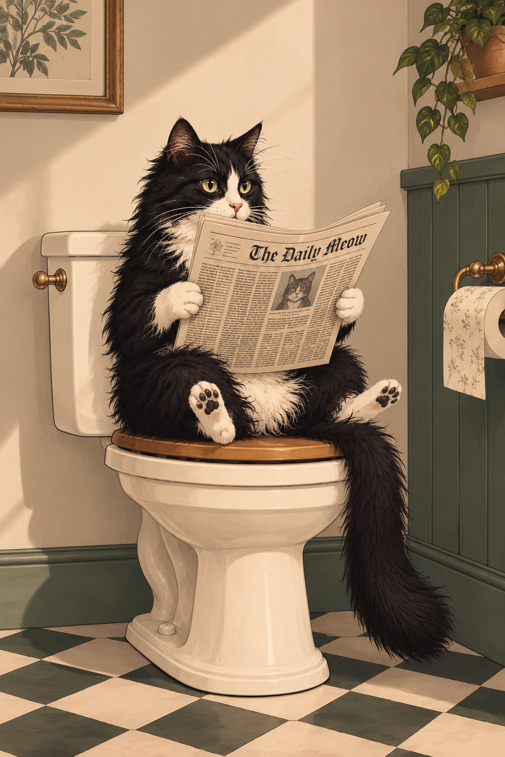The Daily Meow Art Print