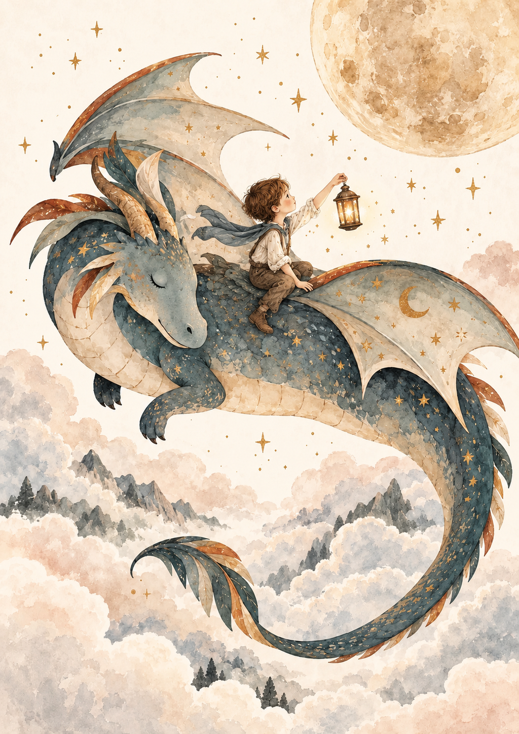 The Little Boy Dragon Rider