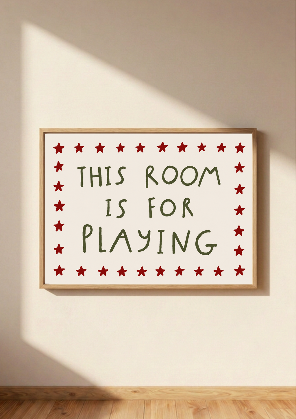 This Room Is For Playing Print