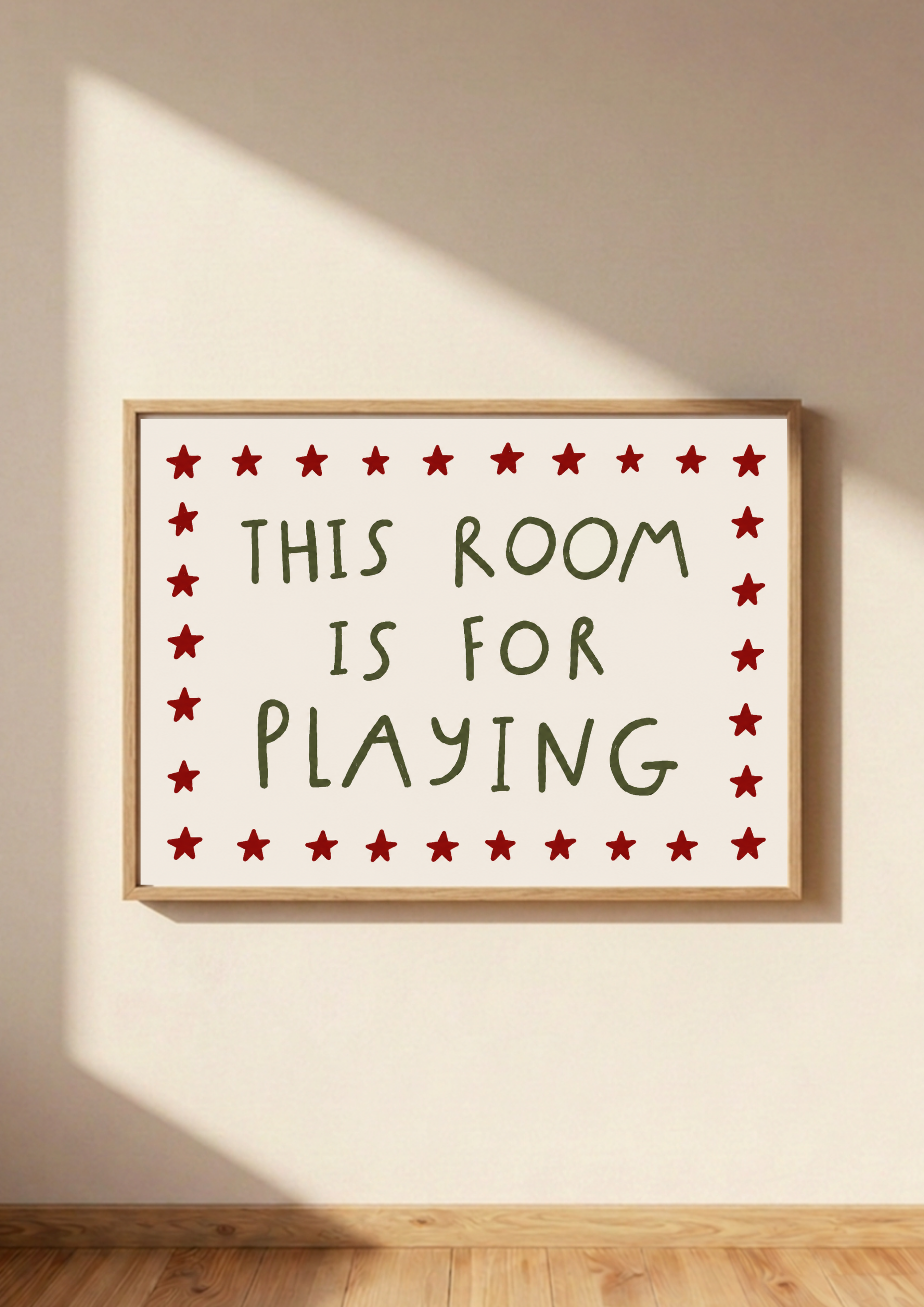 This Room Is For Playing Print