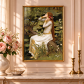 Ophelia Art Print Inspired by John William Waterhouse | Pre-Raphaelite Wall Art