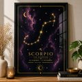 Scorpio Zodiac Star Sign Art Print