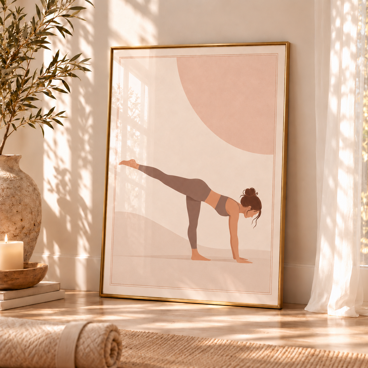 Balance – Standing Balance Yoga Wall Art Print